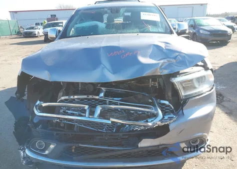 2016 Dodge Durango Citadel Anodized Platinum z USA, uszkodzony, nr VIN 1C4SDJET6GC402572